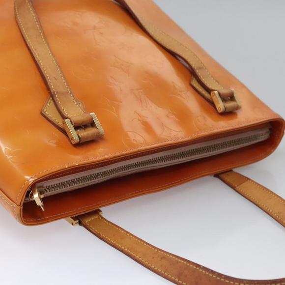 LOUIS VUITTON Monogram Vernis Houston Bag Marshmallow Pink M91302 LV Auth BA543 - Picture 6 of 16